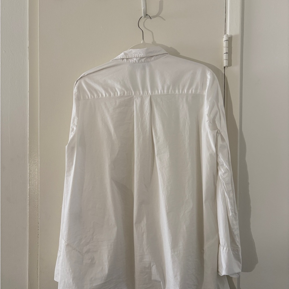 HATCH maternity The Classic Buttondown in White - Picture 9 of 11